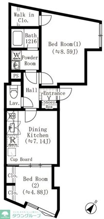 EDIT西池袋の物件間取画像